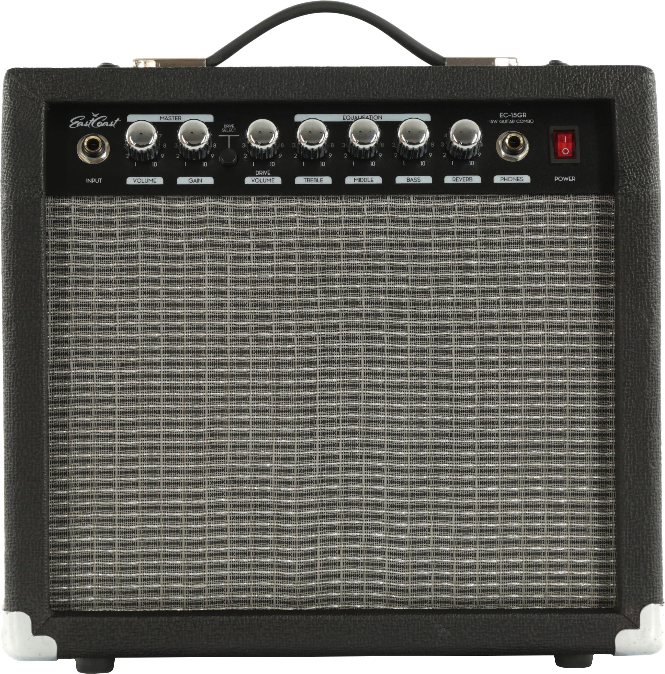 EastCoast EC-15GR 15 Watt Combo Practice Amp With Reverb