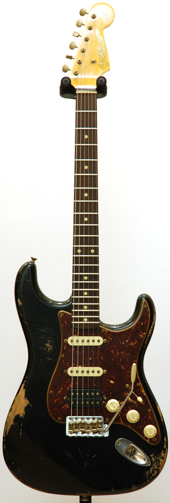 Fender Custom Shop 60s Heavy Relic HSS Strat Black
