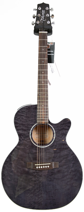 Takamine EG440C-BQH Black Quilt