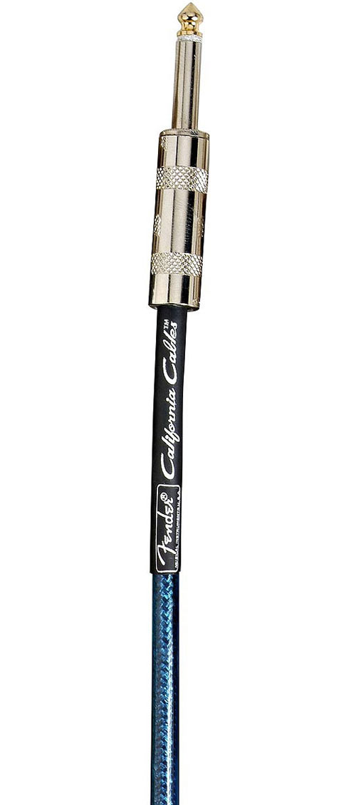 Fender 18' California Clear Cable Lake Placid Blue