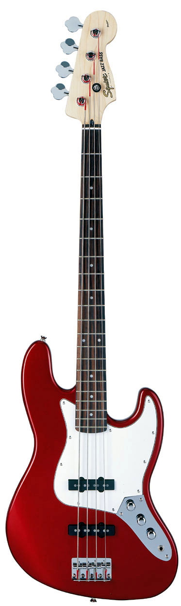 Squier Affinity Jazz Bass Metallic Red