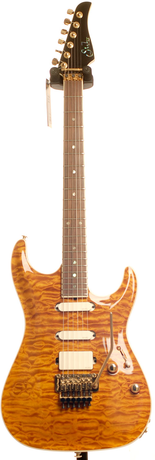 Suhr Carved Top Standard Trans Honey