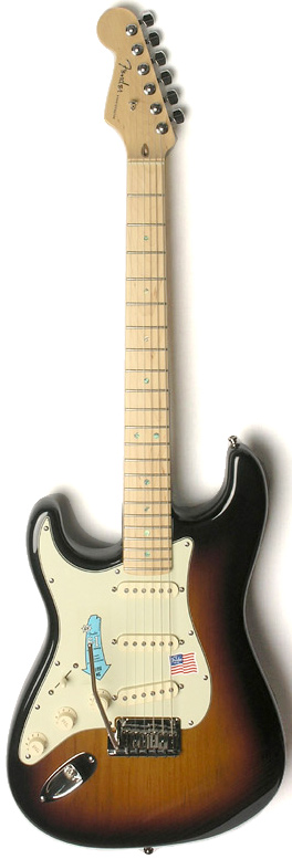 Fender American Deluxe Strat 3 Colour Sunburst MN LH