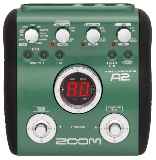 Zoom A2 Multi Effects Pedal Inc Power Supply