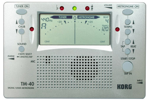 TM40 Digital Tuner Metronome guitarguitar