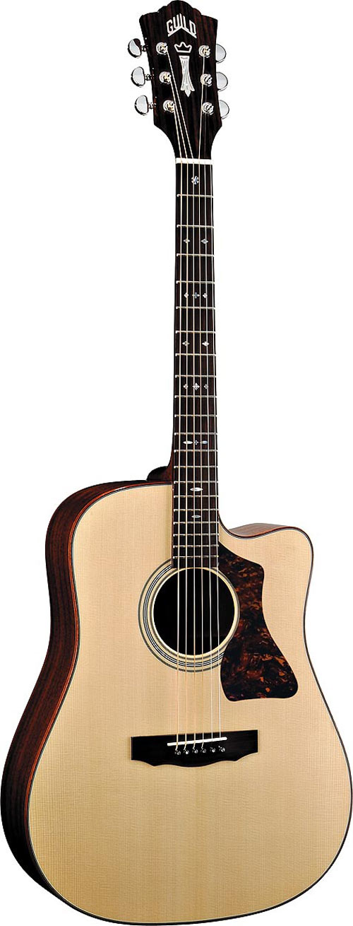 Guild GAD-40CE Dreadnought Cutaway