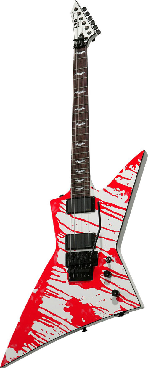 ESP Ltd DJ-600 White/Red Blood