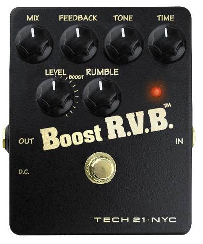 Tech 21 Boost RVB Analogue Reverb Emulator with Clean Boost