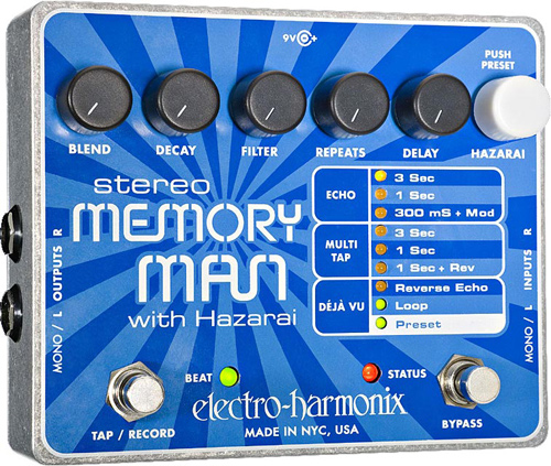 Electro Harmonix Stereo Memory Man with Hazarai
