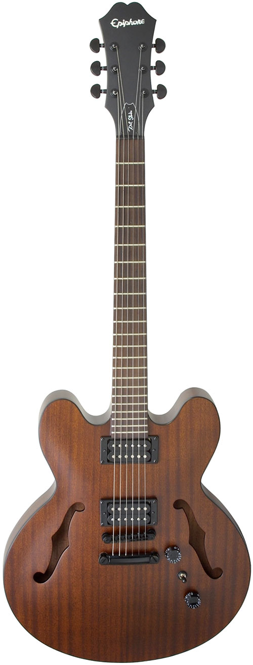 Epiphone Dot Studio Worn Brown