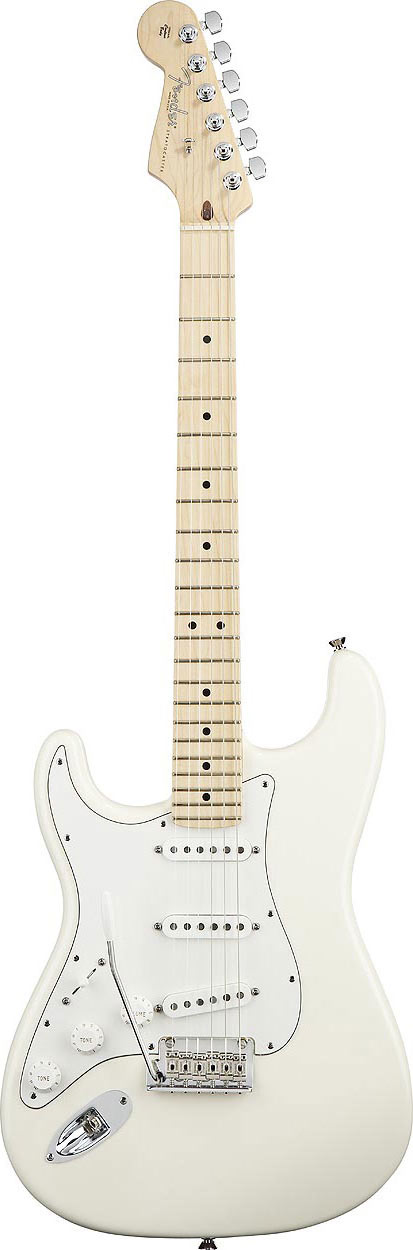 Fender American Standard Strat LH Olympic White MN (End of Line)