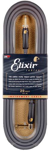 Elixir Cables Elixir E92220 20FT Angled Cable | guitarguitar
