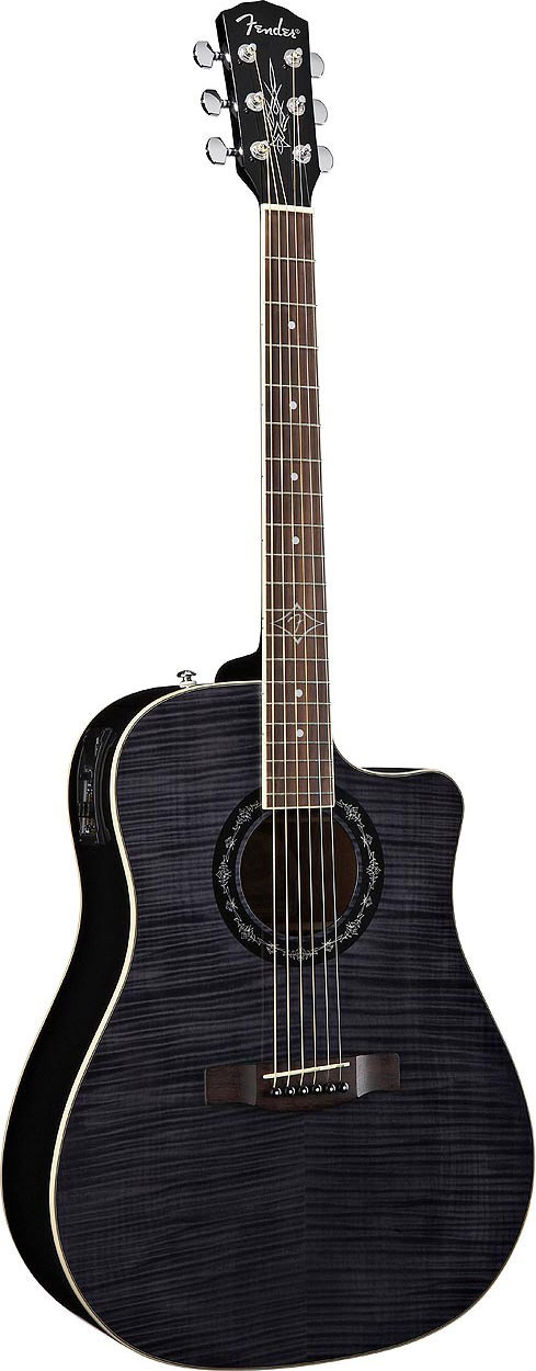 Fender T-Bucket 300SCE Trans Black Quilt (End Of Line)
