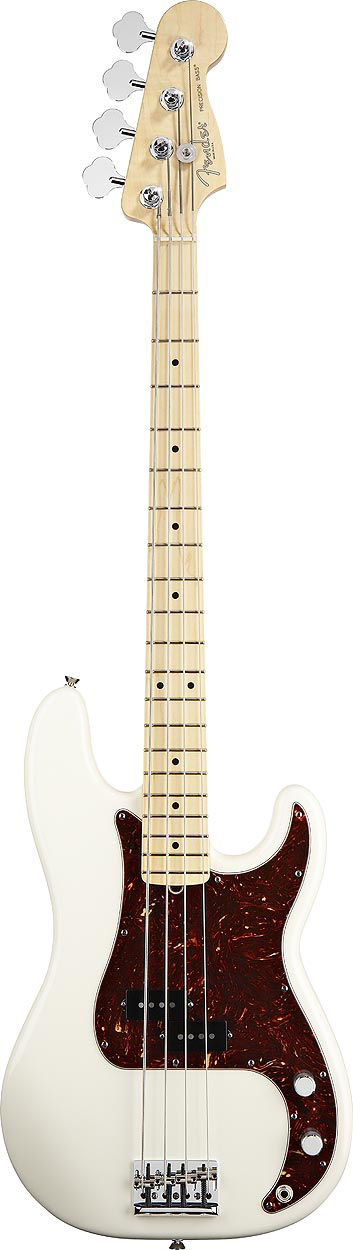 Fender American Standard Precision Bass MN Olympic White (End of Line)