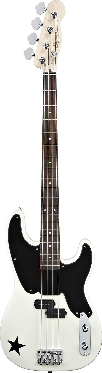 Squier Mike Dirnt P-Bass Artic White