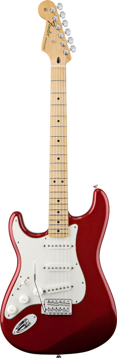Fender Standard Strat LH MN Candy Apple Red Tint