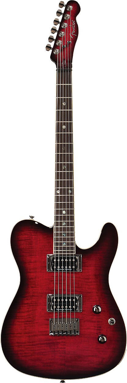 Fender Custom Telecaster FMT HH Black Cherry Burst