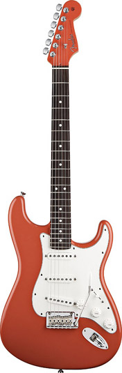 Fender American Standard Strat Limited Edition Fiesta Red RW w/Matching Headstock