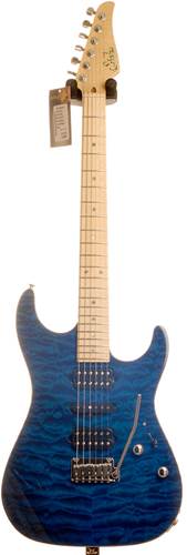 Suhr Standard w/Quilt Maple Top Trans Blue HSH MN