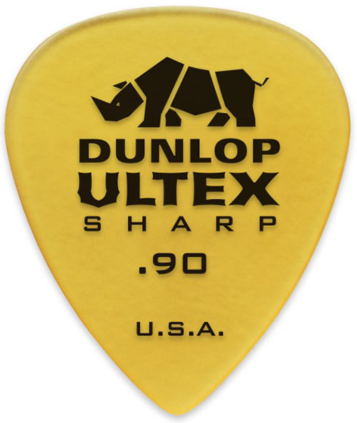 Dunlop 433P.90 Ultex Sharp 6/Play Pack Picks