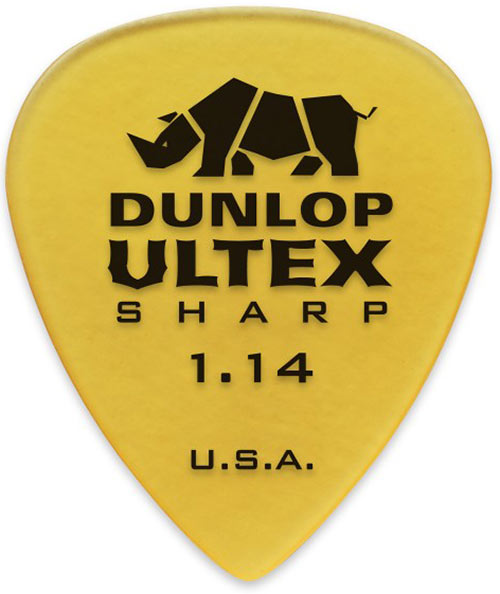 Dunlop 433P1.14 Ultex Sharp 6/Play Pack Picks