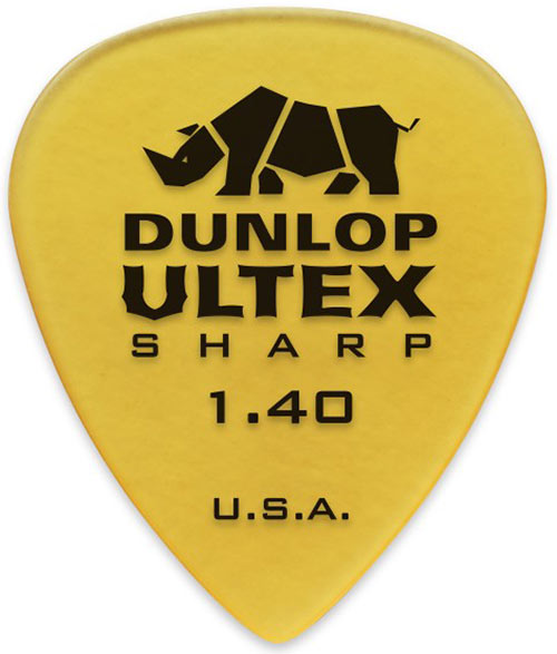 Dunlop 433P1.4 Ultex Sharp 6/Play Pack Picks