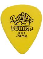 Dunlop 418P .73 Tortex Yellow Standard 12/Play Pack Picks