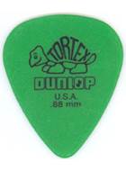 Dunlop 418P .88 Tortex Green Standard 12/Play Pack Picks