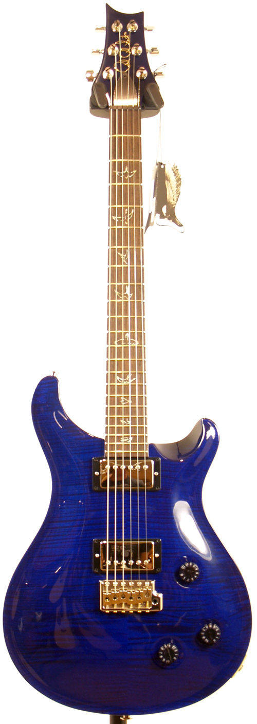 PRS Custom 22 Whale Blue 10 Top Bird Inlays Wide Fat