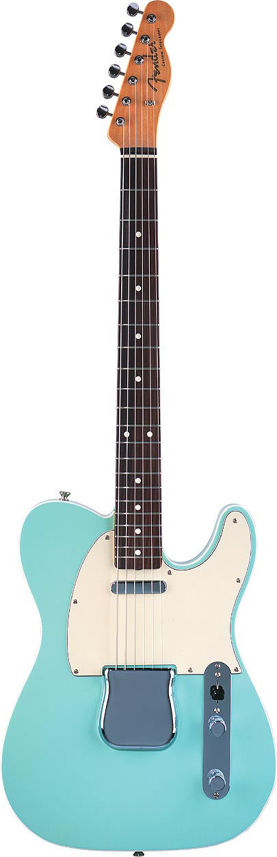 Fender American Vintage 62 Tele Custom Bound Surf Green END OF LINE