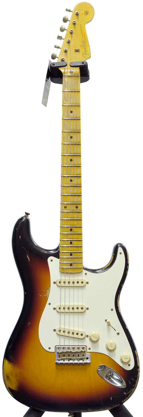 Fender Custom Shop 1957 Strat Heavy Relic 3 Tone Sunburst 9.5