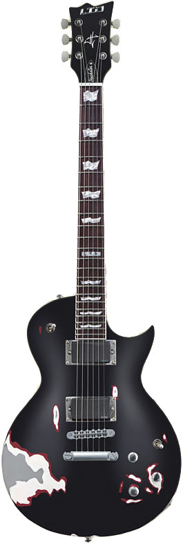 ESP Truckster Aged Black Satin