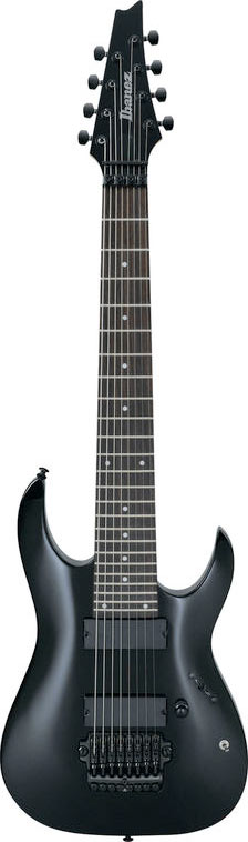 Ibanez RGA8-BK Black 8 String Active HH