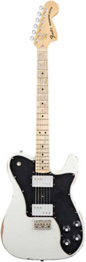 Fender Roadworn '72 Telecaster Deluxe Olympic White MN