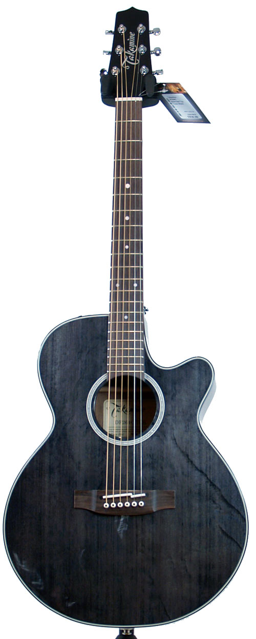 Takamine DF264C Bearclaw Top Trans Black