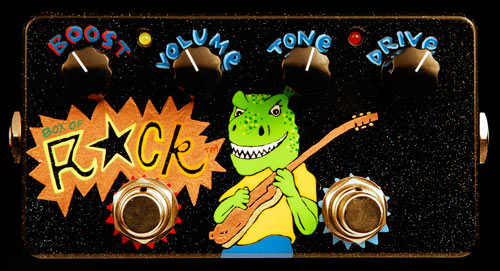 ZVEX Hand Painted Box of Rock AA180 Dinosaur