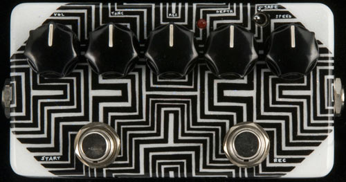 ZVEX Hand Painted Lo Fi Loop Junky BB179 Black n White