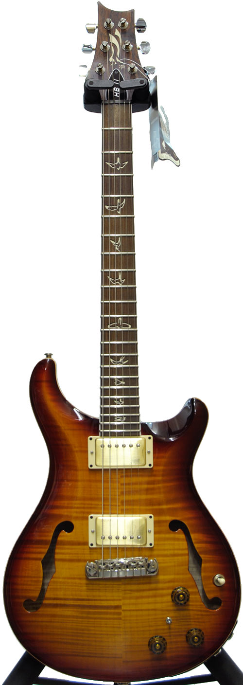 PRS 25th Anniversary Hollow Body II Smoked Amber Wide Thin #156396