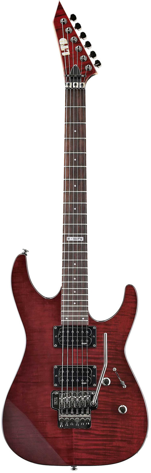 ESP M-100FM STBC See Thru Black Cherry