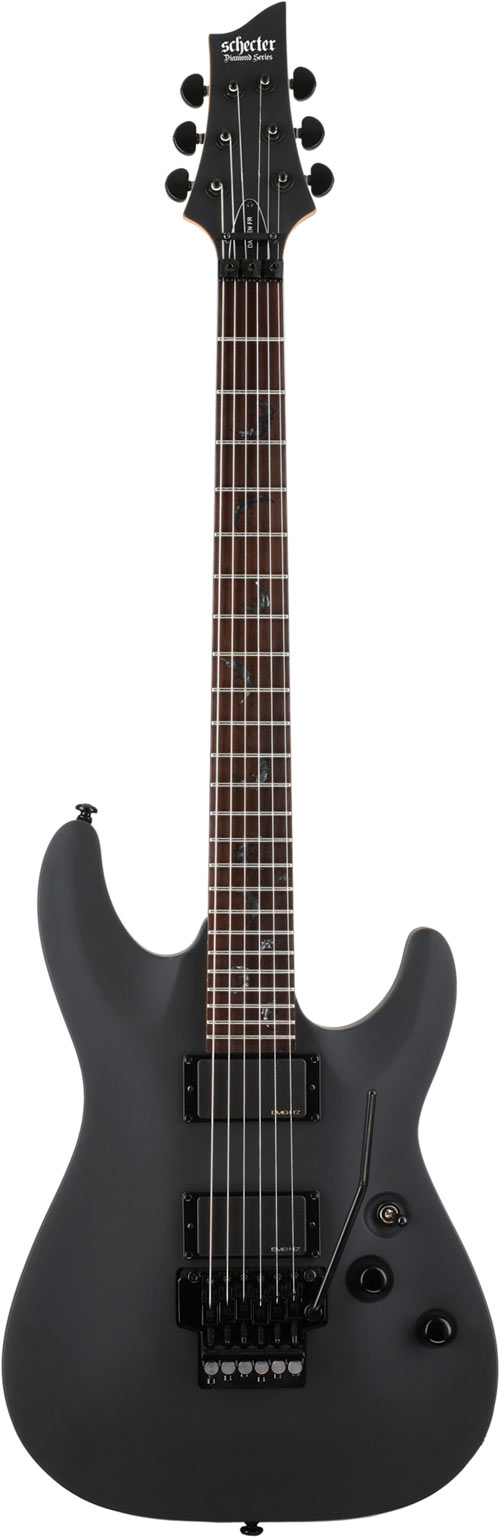 Schecter Damien 6 FR Satin Black