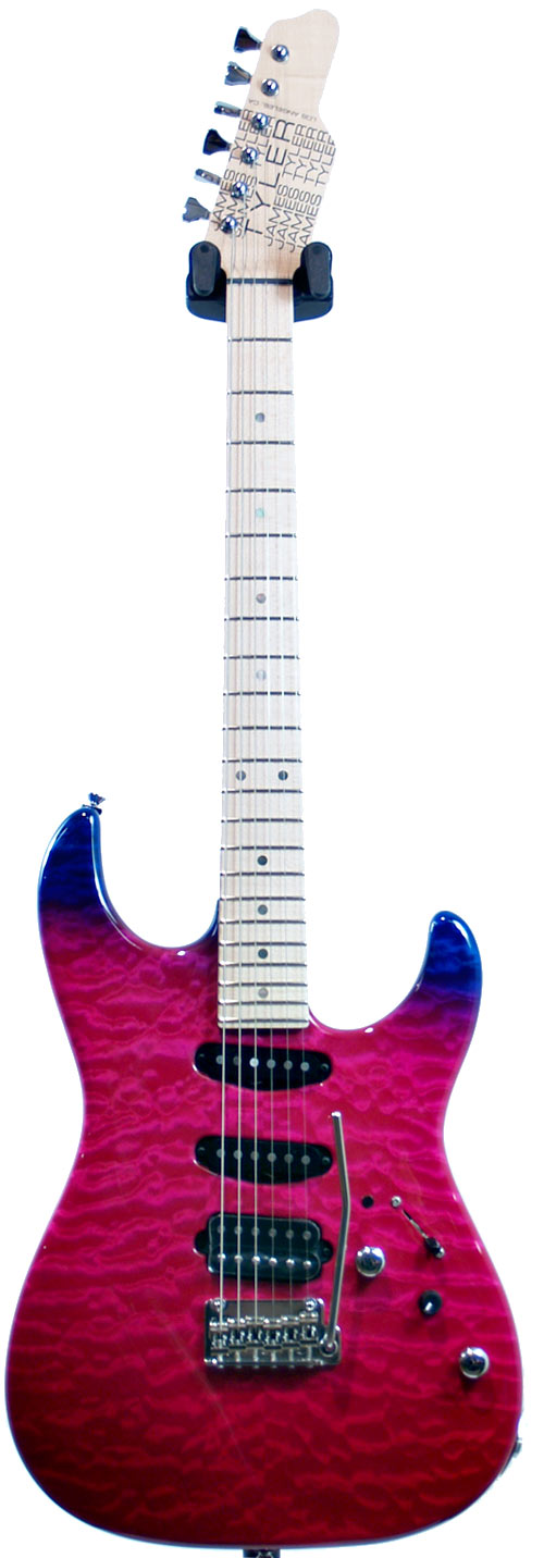 Tyler Studio Elite HD Rear Rout Jimburst w/Quilted Maple Top MN
