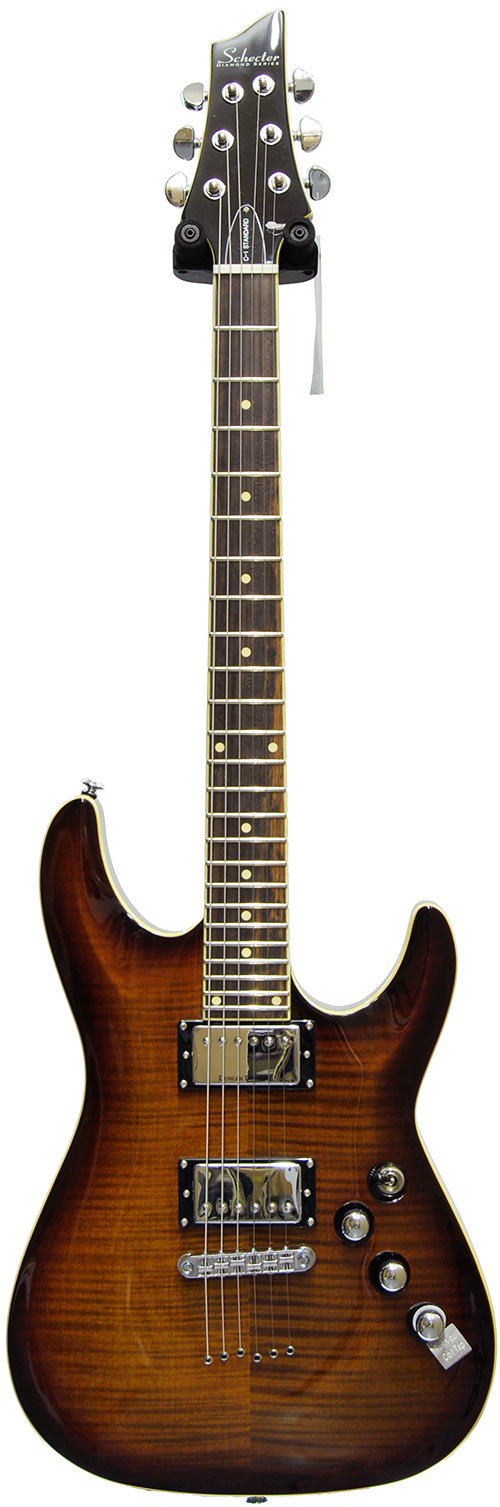 Schecter C-1 Standard Dark Brown Sunburst