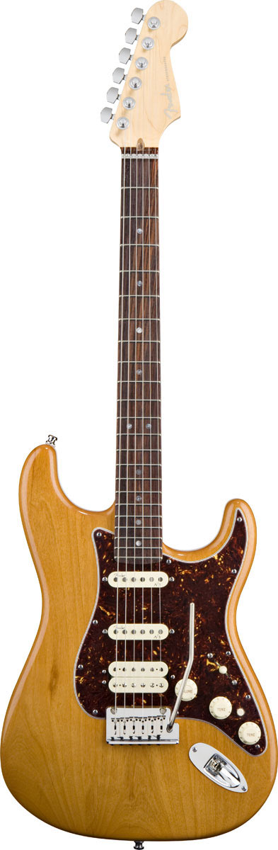 Fender American Deluxe Strat HSS RW Amber (Discontinued Model)
