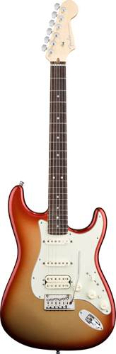 Fender American Deluxe Strat HSS RW Sunset Metallic