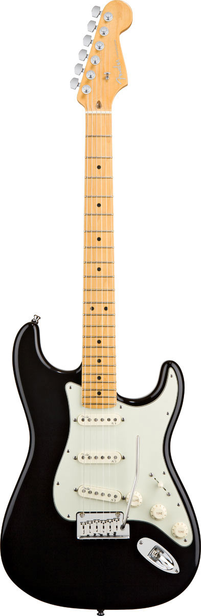 Fender American Deluxe Strat V-Neck MN Black
