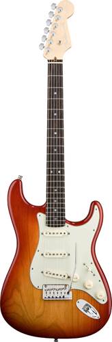 Fender American Deluxe Strat Ash RW Aged Cherry Burst