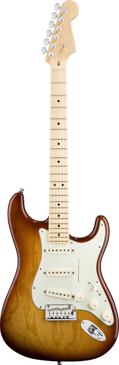 Fender American Deluxe Strat Ash MN Tobacco Sunburst
