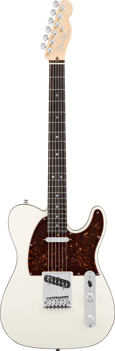Fender American Deluxe Tele RW Olympic White Pearl