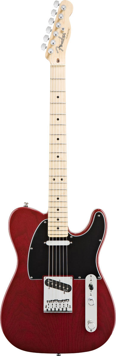 Fender American Deluxe Tele Ash MN Wine Transparent