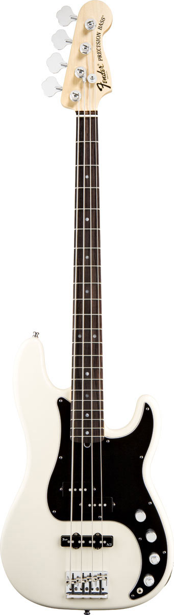 Fender American Deluxe Precision Bass RW Olympic White